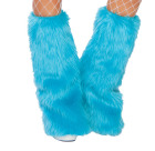 Fur Leg Warmer Turquoise