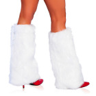 Fur Leg Warmer White