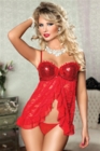 Seven Til Midnight Hot Stuff Babydoll & Thong Large