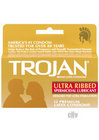 Trojan Ultra Ribbed Lubricated 12`s
