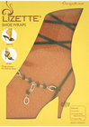 Shoe Wraps Black Beads
