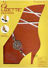Shoe Wrap Round Medallion - White