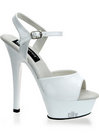 Kiss 6 Spike Heel Sandal - White Size 8