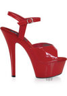 Kiss 6 Spike Heel Sandal - Red Size 9