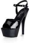 Kiss 6 Spike Heel Sandal - Black