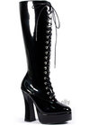 Electra 5 Blk Knee Hi Boot W/ Zipper 9