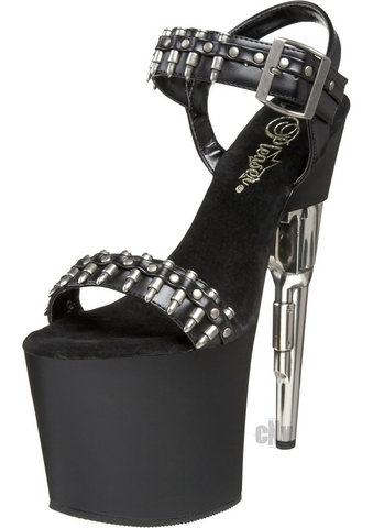 Bondgirl Black Platform Sandals