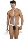 Cotton Lycra Thong Black Sm