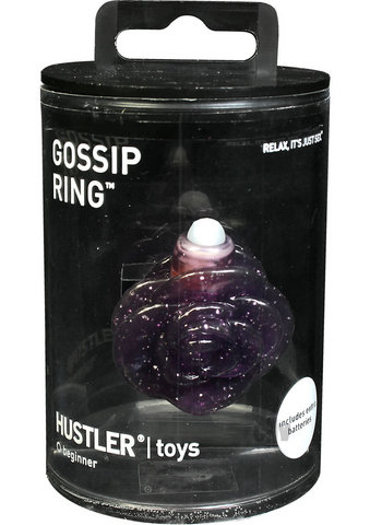 Gossip Ring Purple Glitter