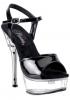 Allure 609 Stiletto 10 Blk/clear