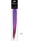 Purple W/black Tail Clip-ins