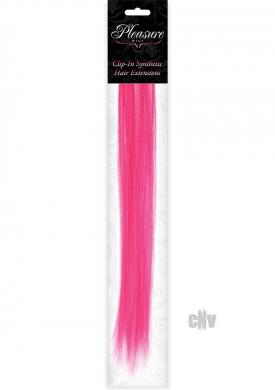 Neon Pink Clip-ins