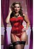 Perfectly Polished Bustier Thong 3x4x Rd