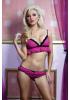 Show Stopper Triangle Bra And Panty Pink