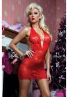 Some Like It Hot Chemise And Thong Red
