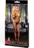 Deep V Crotchless Bodystocking