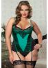 Simply Stunning Bustier Thong 3x - Grn