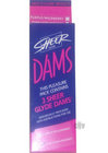 Sheer Dental Dams Pink/strwbry