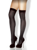 Classic Opaque Thigh high w/ Back Seam - White