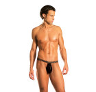 Excite Classic- Panne Teardrop Thong- One Size