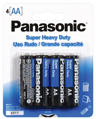 Panasonic Battery AA - 4 pack Sex Toy Product