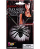 Vampiress black widow crystal spider necklace