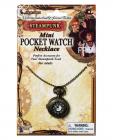 Steampunk mini pocket watch necklace