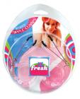 Fresh beaded tweezer nipple clamps w/hoop  - pink