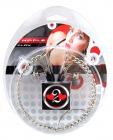 H2h alligator nipple clamps w/chain - chrome