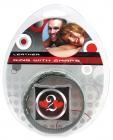 Heart 2 heart 5 snap leather cock ring - grey
