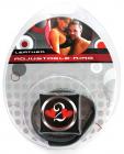 Heart 2 heart leather cock ring w/velcro fastener- grey