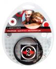 Heart 2 heart 5 snap leather cock ring - black