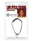 Maximus d-ring leather choker