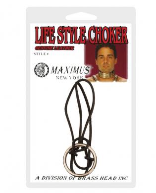 Maximus metal cock ring 1.5in on choker