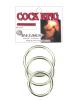 Maximus metal cock rings 3 pack
