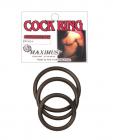 Maximus rubber cock rings 3 pack