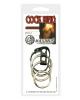 Maximus leather and metal cage cock ring