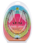 Double strand beaded nipple clamps - pink