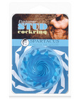 Elastomer stud cock ring - blue