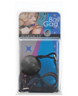 1.25in ball gag w/buckle - black