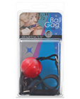 1.5in ball gag w/buckle - red