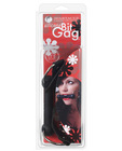 Silicone bit gag - black