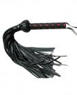 Ruff doggie 18in samurai flogger - black and red
