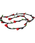 Ruff doggie 60in tie me up rose vine - red
