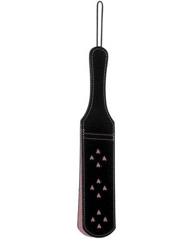 Ruff doggie 13in double heart slap-her paddle