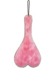 Ruff doggie 11in fluffy heart spank-her paddle