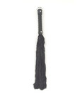 Rabbit fur whip - black