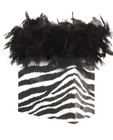 -chandelle gift bag - zebra