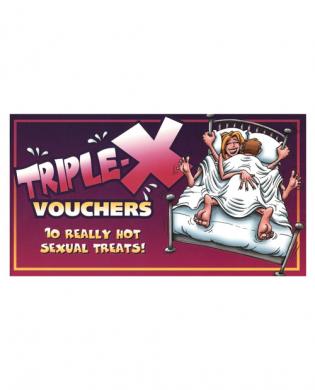 Triple x voucher coupon book