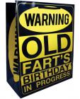 Warning old fart's birthday in progress gift bag Sex Toy Product